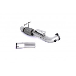 Large-bore Downpipe and De-cat Milltek exhaust Ford Focus Mk3 RS 2016-2018