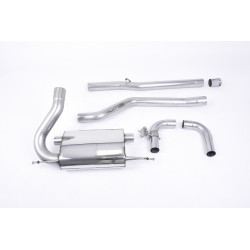 Cat-back Milltek exhaust Ford Focus Mk3 RS 2016-2018