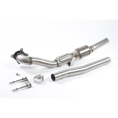 Milltek exhaust systems Large Bore Downpipe and Hi-Flow Sports Cat Milltek exhaust Seat Leon Cupra R 2010-2012 | races-shop.com
