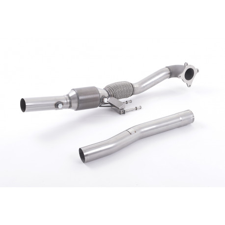 Milltek exhaust systems Large Bore Downpipe and Hi-Flow Sports Cat Milltek exhaust Volkswagen Beetle 2 TSI 2011-2021 | races-shop.com