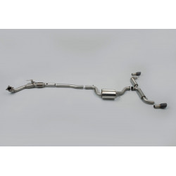 Turbo-back including Hi-Flow Sports Cat Milltek exhaust Volkswagen Golf Mk6 GTi 2009-2013