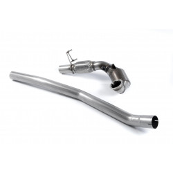 Large Bore Downpipe and Hi-Flow Sports Cat Milltek exhaust Volkswagen Golf Mk7 2.0TFSI 2016-2021