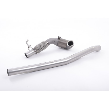 Milltek exhaust systems Large Bore Downpipe and Hi-Flow Sports Cat Milltek exhaust Volkswagen Golf Mk7 2.0TFSI 2016-2021 | races-shop.com