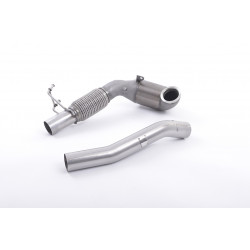Large Bore Downpipe and Hi-Flow Sports Cat Milltek exhaust Volkswagen Golf MK7.5 GTi 2017-2018
