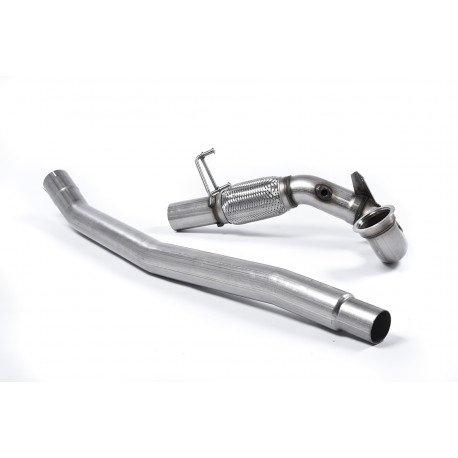 Milltek exhaust systems Large-bore Downpipe and De-cat Milltek exhaust Volkswagen Golf MK7.5 GTi 2017-2018 | races-shop.com