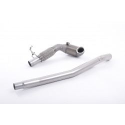 Cast Downpipe with Race Cat Milltek exhaust Volkswagen Golf Mk7.5 R 2018-2021