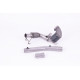 Down pipes and dump pipes Cast Downpipe with HJS High Flow Sports Cat Milltek exhaust Volkswagen Polo GTI 2 2019-2021 | races-shop.com