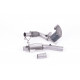 Down pipes and dump pipes Cast Downpipe with HJS High Flow Sports Cat Milltek exhaust Volkswagen Polo GTI 2 2019-2021 | races-shop.com