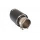 With one outlet Exhaust tip SLIDE 89mm, enter 63,5mm | races-shop.com