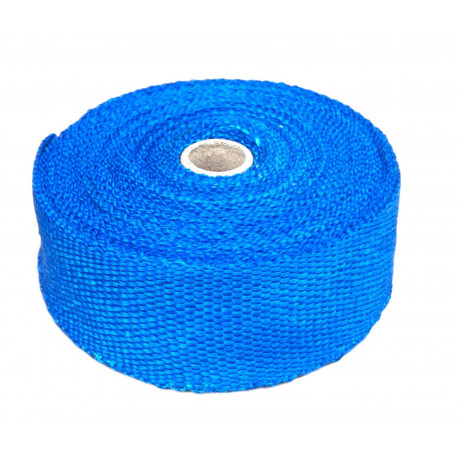 Insulation wraps Exhaust insulating wrap, blue, 50mm x 10m x 1mm | races-shop.com