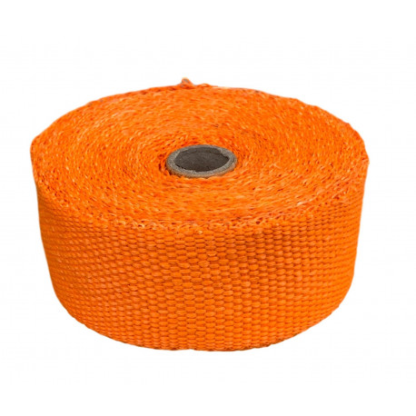 Insulation wraps Exhaust insulating wrap, orange, 50mm x 10m x 1mm | races-shop.com
