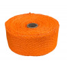 Exhaust insulating wrap, orange, 50mm x 10m x 1mm