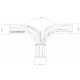 Y reducers Exhaust 180° reduction 63/63mm, stainless steel | races-shop.com