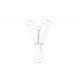 Y reducers Exhaust 45° reduction 76/76mm, stainless steel | races-shop.com