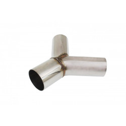 Exhaust 90° reduction 51/60mm, stainless steel