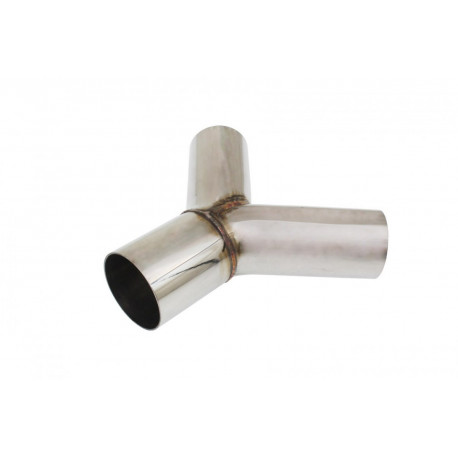 Y reducers Exhaust 90° reduction 63/63mm, stainless steel | races-shop.com