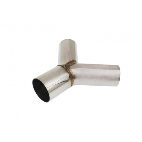 Y reducers Exhaust 90° reduction 63/76mm, stainless steel | races-shop.com