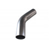 Stainless steel pipe - elbow 45°, 70mm, length 40cm