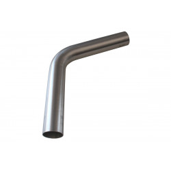 Stainless steel pipe - elbow 70°, 51mm, length 40cm