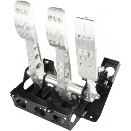Pedal boxes for specific models OBP Track-Pro V2 Floor Mounted 3 Pedal System for Subaru Impreza | races-shop.com