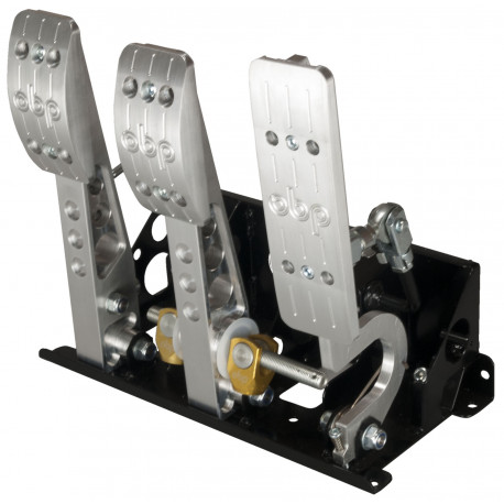 Floor mounted pedal boxes OBP Pro-Race V2 Floor Mounted Bulkhead Fit 3 Pedal System | races-shop.com