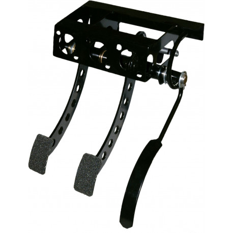 Top mounted pedal boxes Universal OBP Victory Floor Mounted Bulkhead Fit 3 Pedal System | races-shop.com