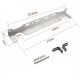 Accessories Oil Cooler Mounting Bracket, RACES, 248mm | races-shop.com
