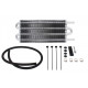 Transmission and power steering cooler ATF gearbox/servo cooler set 4 rows, AN6 | races-shop.com