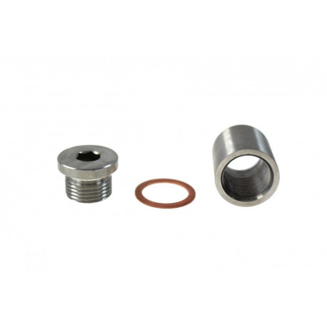 Fittings for welding Adapter fitting for lambda (o2) probe + plug | races-shop.com