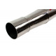 Replacement catalytic converters Universal resonator RACES PRO - round 540x60 mm | races-shop.com