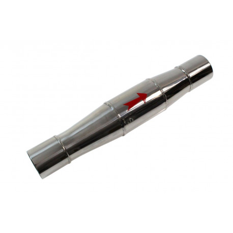 Replacement catalytic converters Universal resonator RACES PRO - round 540x60 mm | races-shop.com