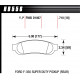 Brake pads HAWK performance Rear brake pads Hawk HB556Y.710, Street performance, min-max 37°C-370°C | races-shop.com