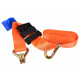 Ratchet Tie-Downs Tire tie-down ratchet straps for trailer recovery 3m/4T/50mm | races-shop.com