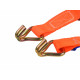 Ratchet Tie-Downs Ratchet Tie Down Strap with J Hooks 4m/1T/25mm | races-shop.com