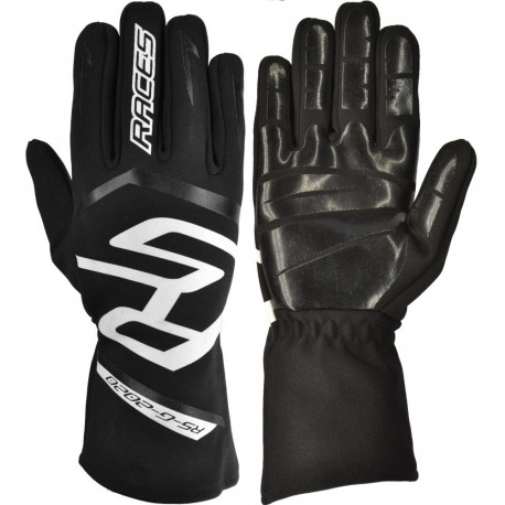 Promotions RACES Premium EVO II gloves SILICONE Black | races-shop.com