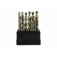 Drills Set of 25 pcs HSS silver drill bits for metal (1-13mm) | races-shop.com