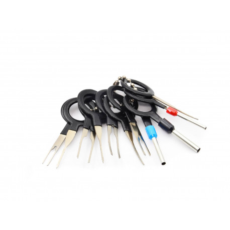 Cables, eyelets, connectors Set of 11 extractor tools for removing pins and connectors | races-shop.com