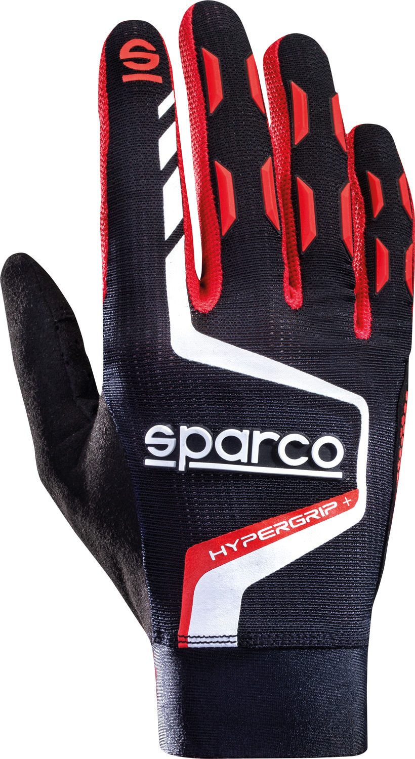 Sparco Hypergrip+ gloves red