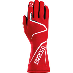Race gloves Sparco LAND+ with FIA (inside stitching) RED