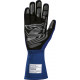 Gloves Race gloves Sparco LAND+ with FIA (inside stitching) blue | races-shop.com