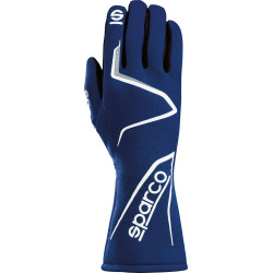 Race gloves Sparco LAND+ with FIA (inside stitching) blue