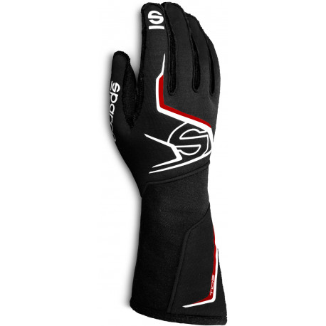 Gloves FIA race gloves Sparco TIDE (external stitching), black | races-shop.com
