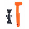 Safety hammer with seatblet cutter