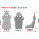 Sport seats with FIA approval Sport seat Sparco EVO XL QRT FIA | races-shop.com