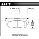 Brake pads HAWK performance Rear brake pads Hawk HB613Z.589, Street performance, min-max 37°C-350°C | races-shop.com
