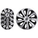 SPARCO wheel accessories SPARCO wheel covers SICILIA - 13" (black-silver) | races-shop.com