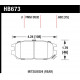Brake pads HAWK performance Rear brake pads Hawk HB673F.602, Street performance, min-max 37°C-370°C | races-shop.com