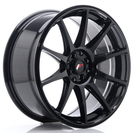 Aluminium wheels JR Wheels JR11 18x8,5 ET30 4x108/114,3 Glossy Black | races-shop.com