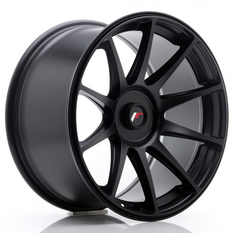 Aluminium wheels JR Wheels JR11 18x9,5 ET20-30 Blank Flat Black | races-shop.com