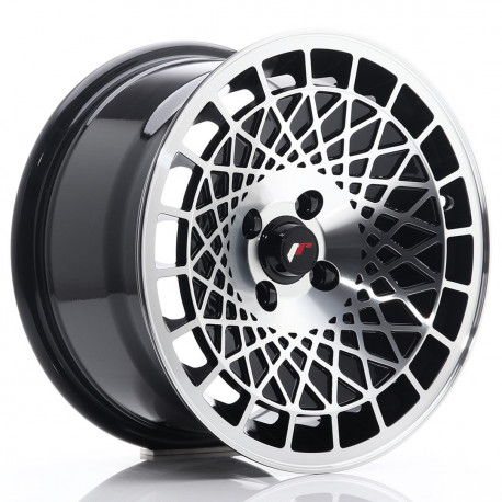 Japan Racing aluminum wheels JR Wheels JR14 15x8 ET20 4x100 Black Machined | races-shop.com
